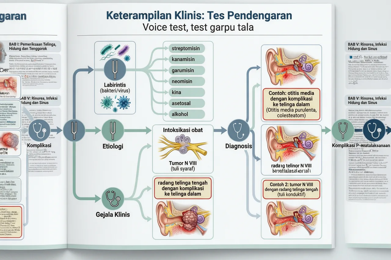 Keterampilan Klinis : Tes Pendengaran (Voice test, test garpu tala) - Patofisiologi