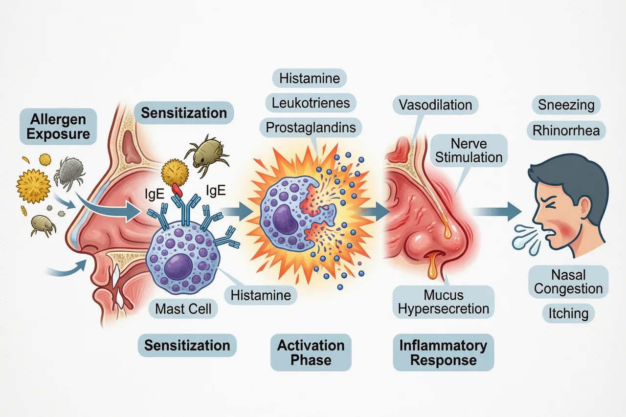 Rhinitis Alergika - Patofisiologi