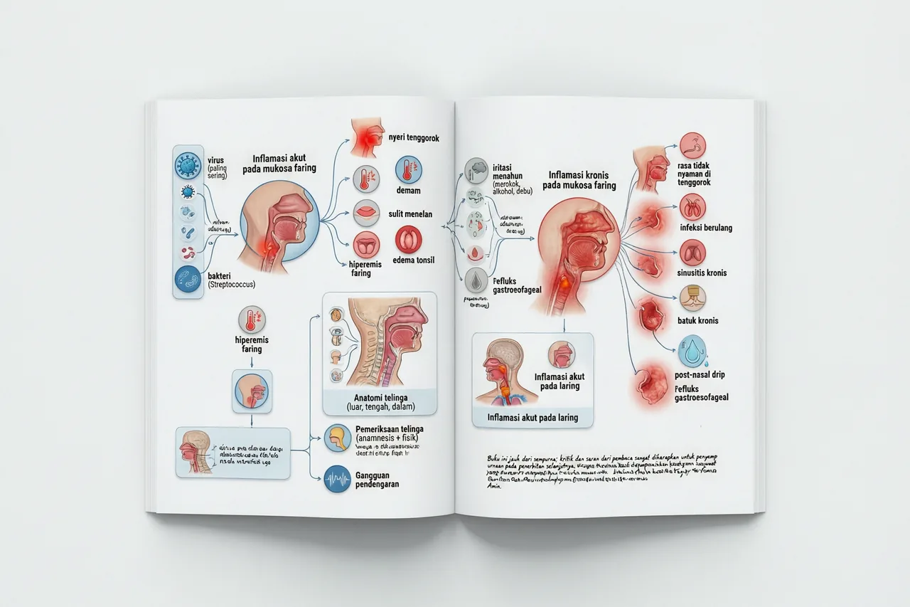 Faringitis-laringitis - Patofisiologi